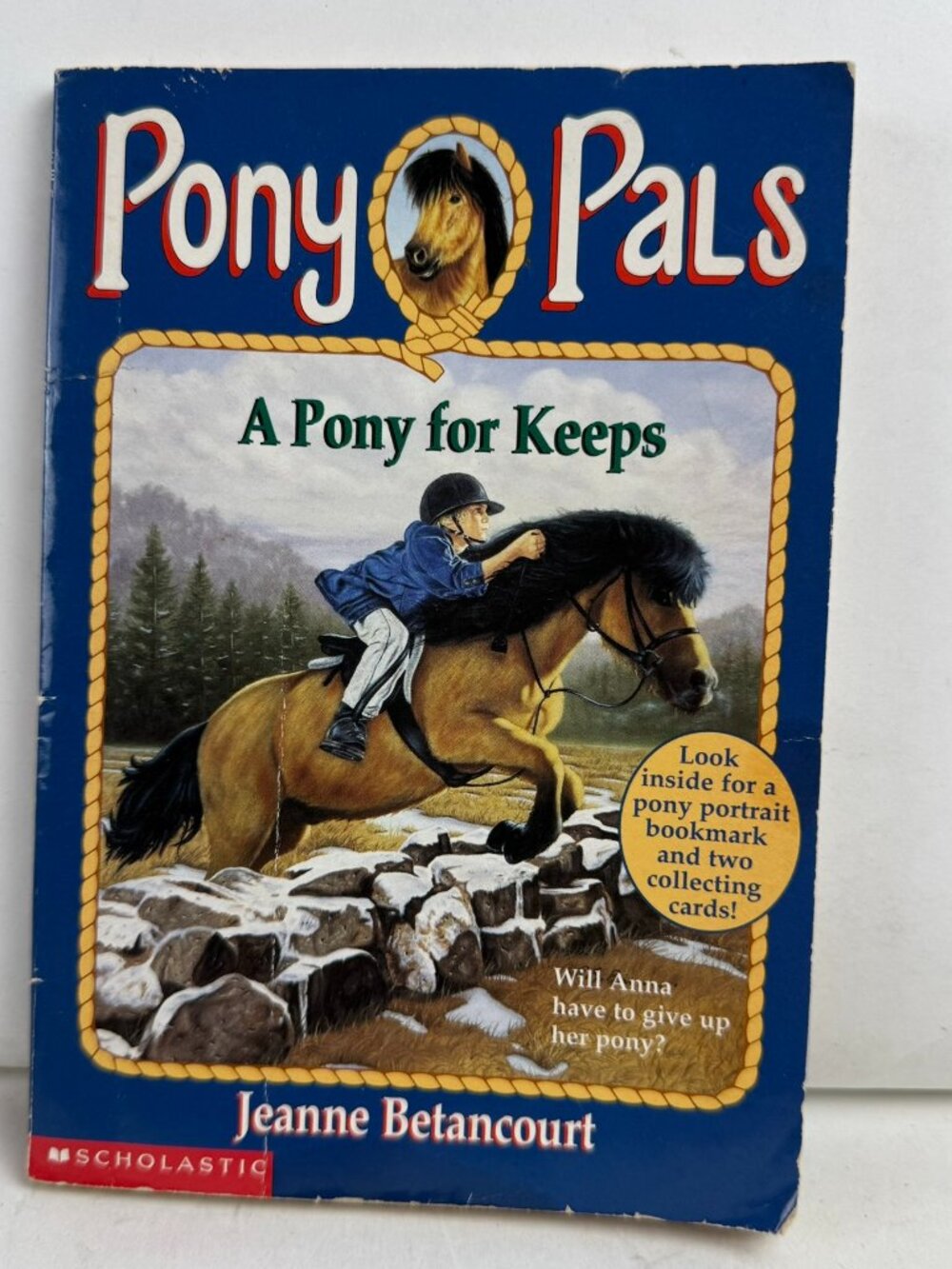 Pony Pals: A Pony for Keeps by Jeanne Betancourt Scholastic Paperback 0590485849